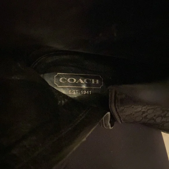 Authentic coach pointy boots signature cc - Picture 9 of 12